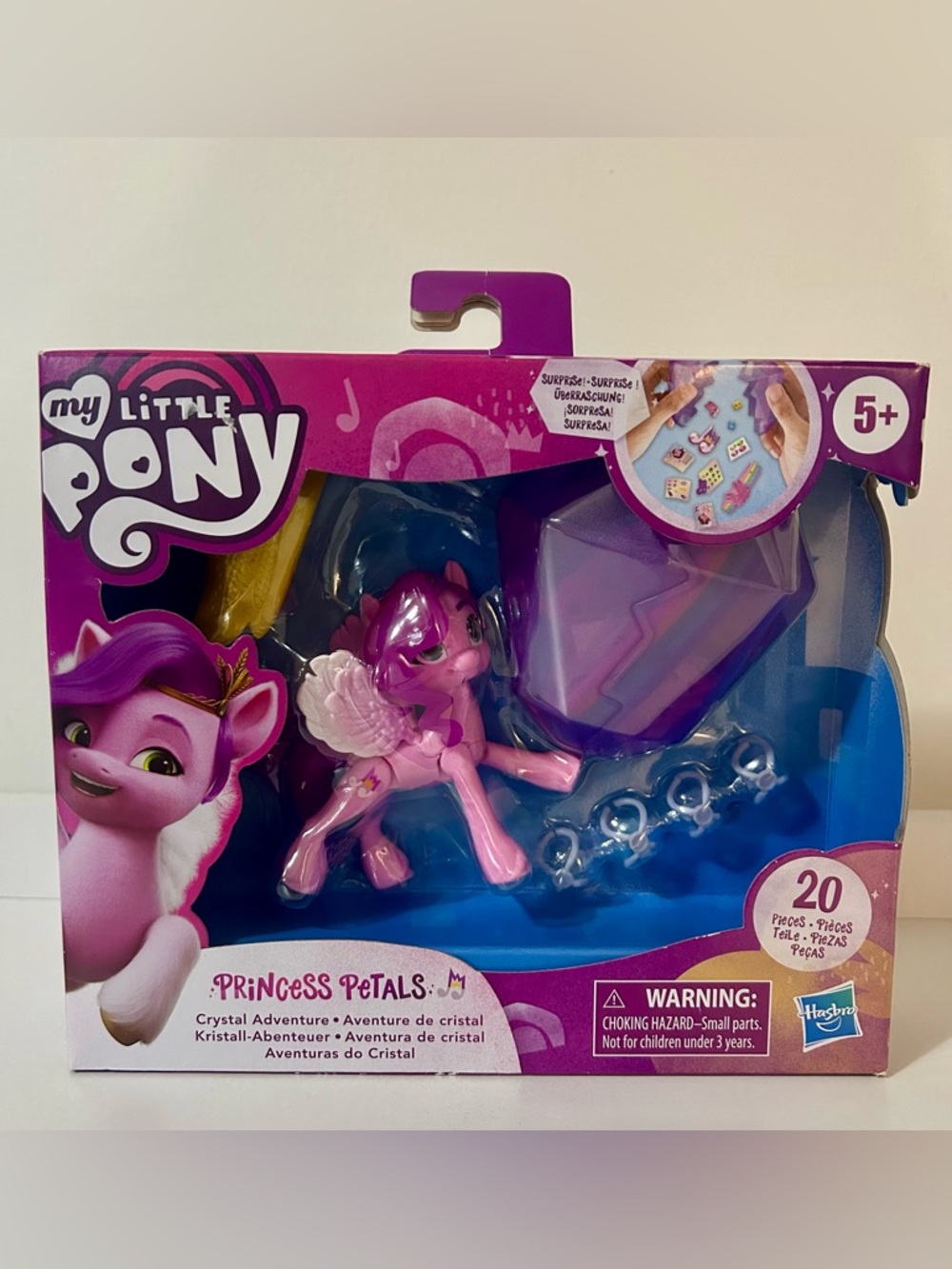 My Little Pony A New Generation Crystal Adventure Princess Petals 3" New Sealed